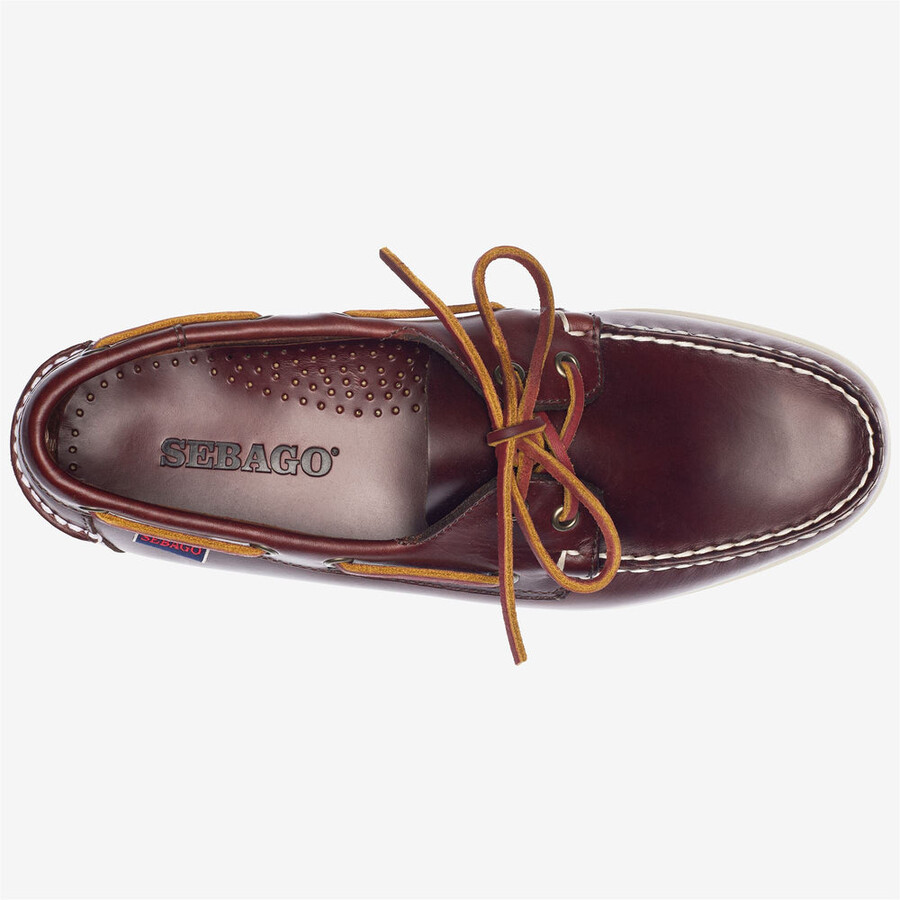 docksides portland waxed brown