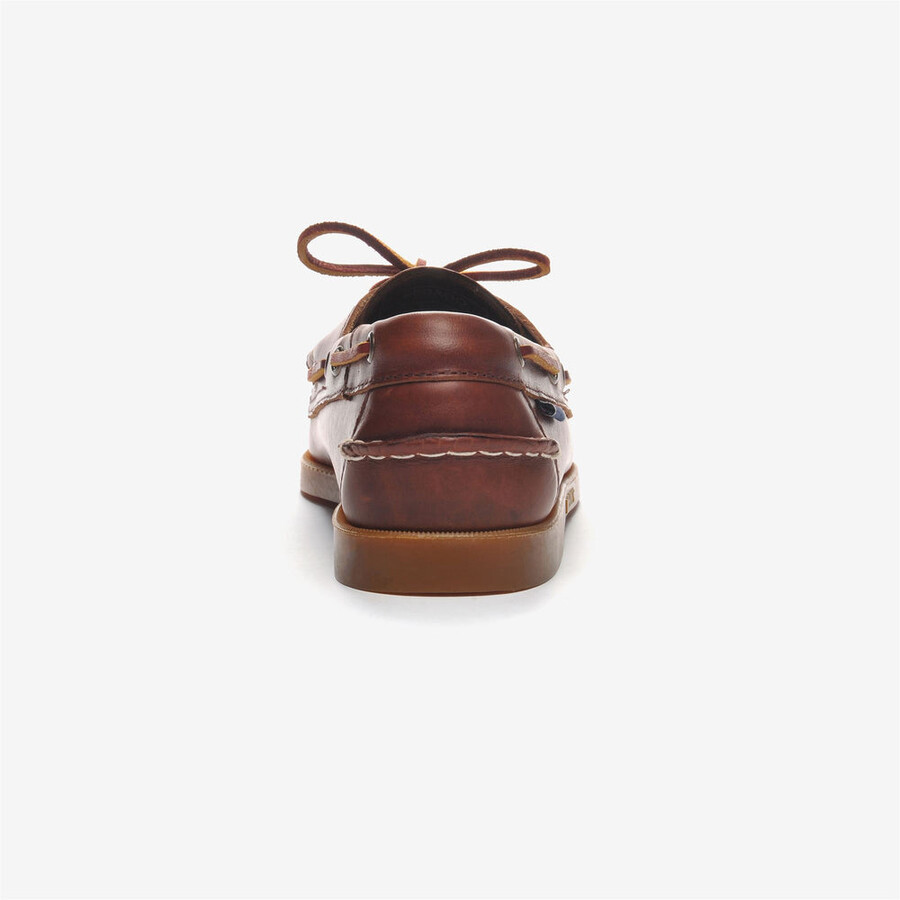 docksides portland waxed brown-honey
