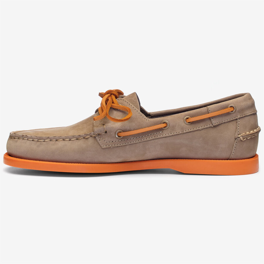 docksides portland nubuck brown taupe-orange