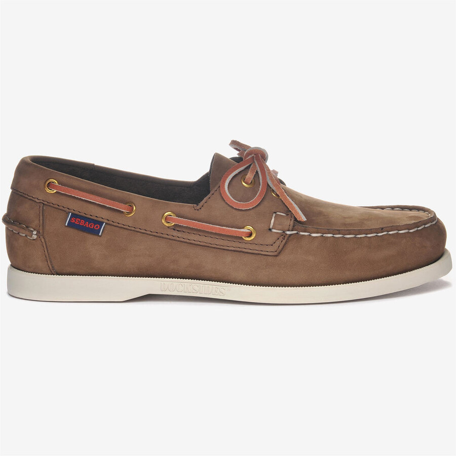 docksides portland nubuck brown dk-yellow gold