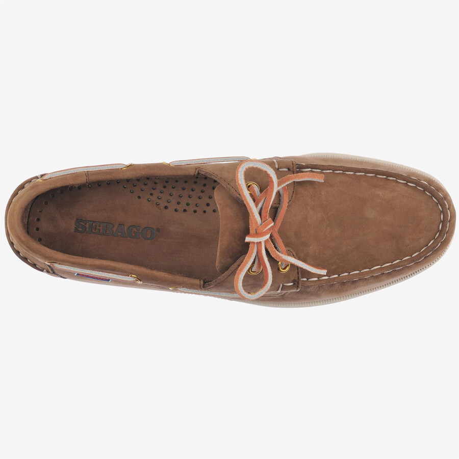 docksides portland nubuck brown dk-yellow gold