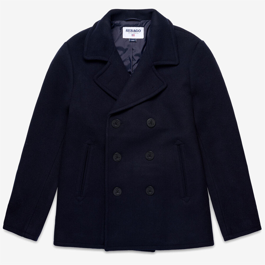 reefers bonded wool blue marine