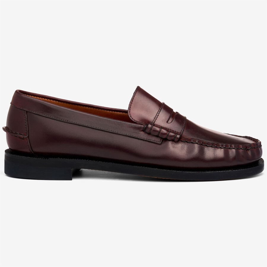 classic dan shell cordovan brown burgundy