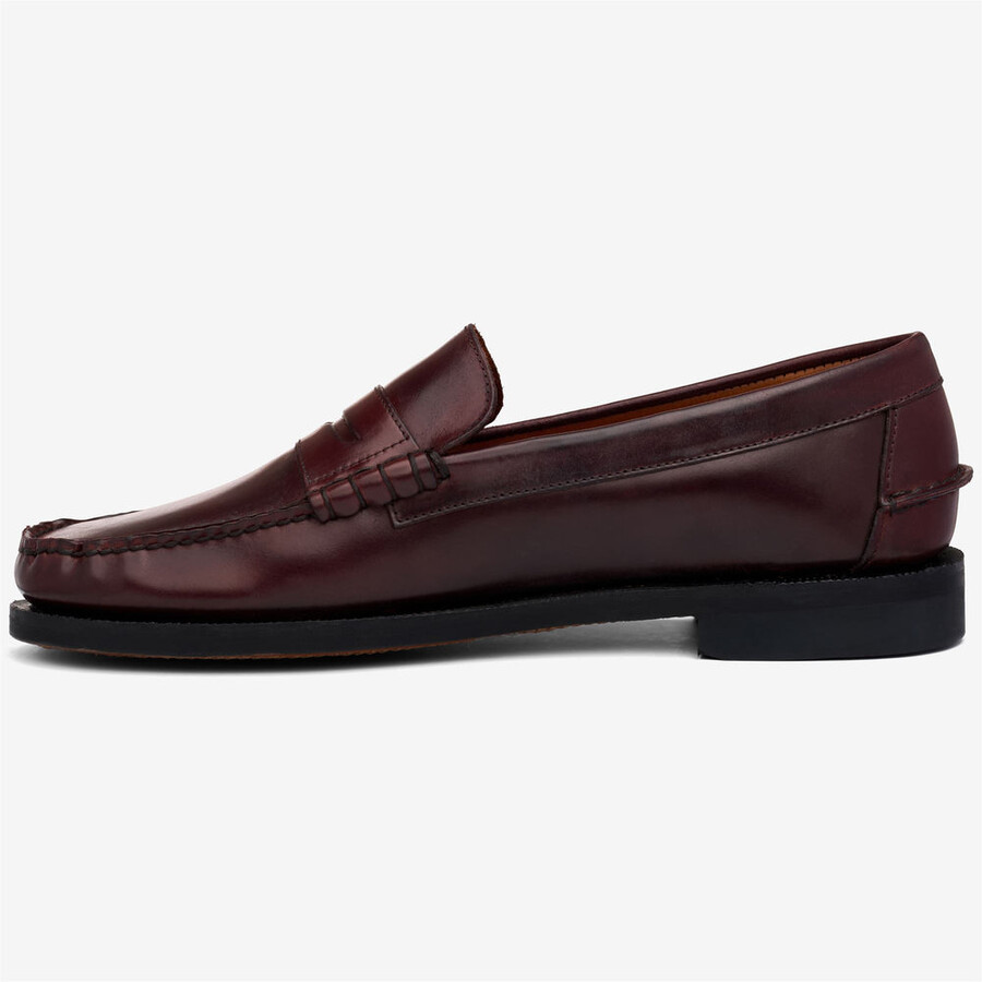 classic dan shell cordovan brown burgundy