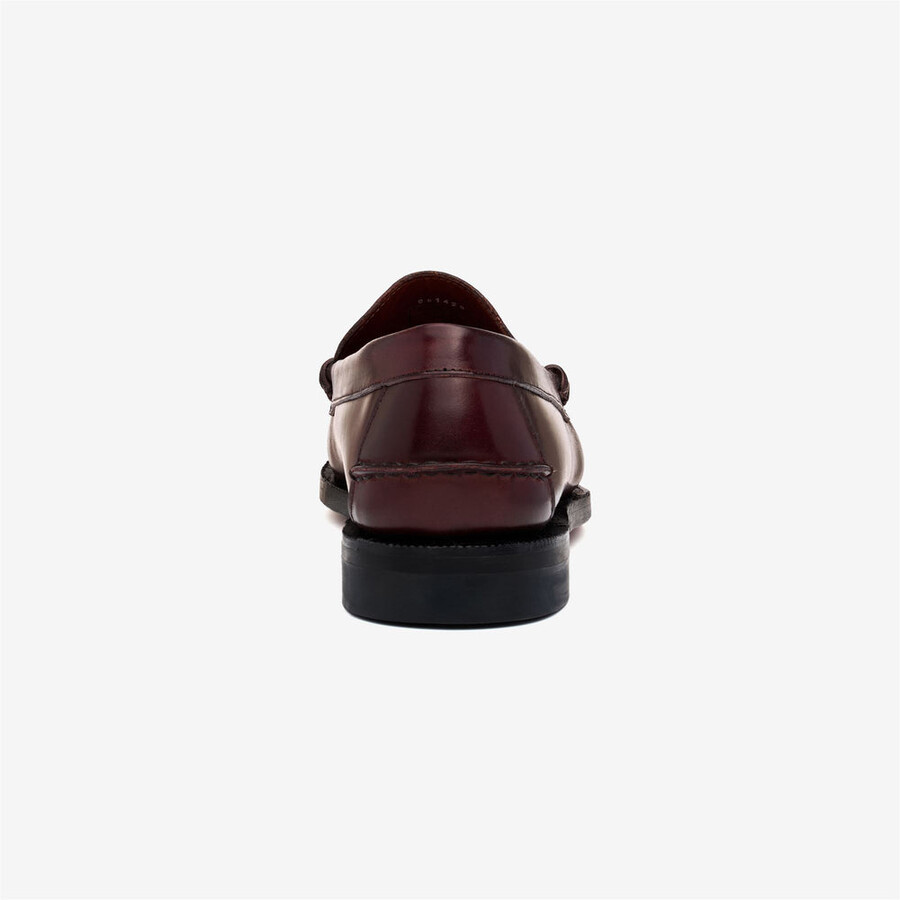 classic dan shell cordovan brown burgundy