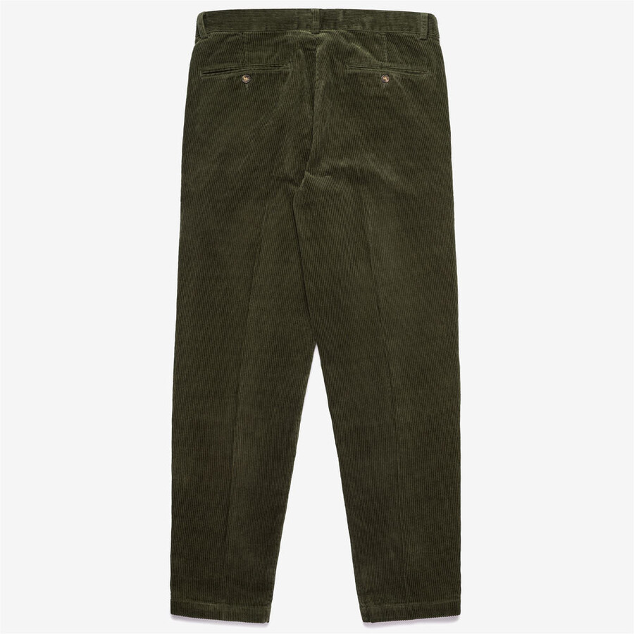 rendon corduroy green black forest